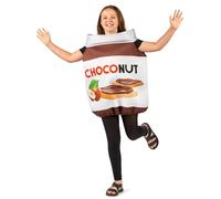 DEGUISE TOI - Costume choconut per bambini - 1 tunica - Taglia unica - Marrone - Costume per bambini - 100% poliestere - Lavaggio a mano - Carnevale