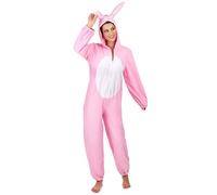 DEGUISE TOI Costume Coniglio bianco e rosa per donna - Rosa - Taglia Unica