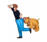 DEGUISE TOI Costume da bulldog gonfiabile per adulto - Blu - Taglia Unica