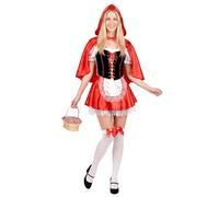 DEGUISE TOI Costume da Cappuccetto Rosso corto da donna - Rosso - XL