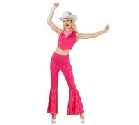 DEGUISE TOI Costume da cowboy rosa sexy per donna - Rosa - S