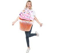 DEGUISE TOI Costume da cupcake e vitamine adulto - Rosa - Taglia Unica