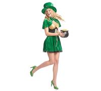 DEGUISE TOI Costume da folletto di San Patrizio per donna