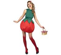 DEGUISE TOI Costume da fragola per donna - Rosso - Taglia Unica