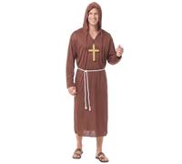 DEGUISE TOI Costume da frate uomo - Marrone - M/L