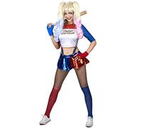 DEGUISE TOI Costume da giullare diabolico donna - Grigio, bianco - M