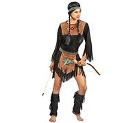 DEGUISE TOI Costume da indiana in nero per donna - Nero - S