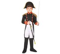 DEGUISE TOI Costume da Napoleone per Bambino - Nero - S 4-6 Anni (110-120 cm)