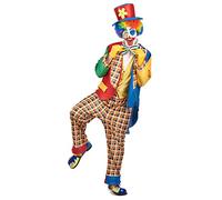 DEGUISE TOI Costume da pagliaccio elegante per uomo - Multicolore - Taglia unica