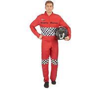 DEGUISE TOI Costume da pilota da corsa per adulto - Rosso - M