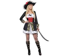 DEGUISE TOI Costume da pirata corsaro sexy per donna