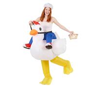 DEGUISE TOI Costume da pollo gonfiabile per adulti