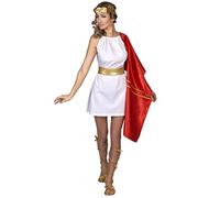 DEGUISE TOI Costume da romana antica donna - Rosso - Taglia Unica