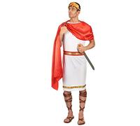 DEGUISE TOI Costume da romano per uomo - Rosso - M/L