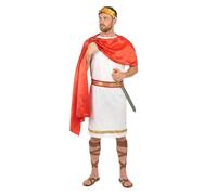 DEGUISE TOI Costume da romano per uomo - Rosso - XL