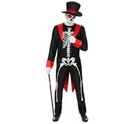DEGUISE TOI Costume da scheletro chic per uomo - Nero - L