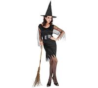 DEGUISE TOI Costume da strega corto donna Halloween - Nero - Taglia Unica