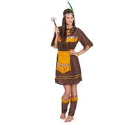 DEGUISE TOI Costume indiana guerriera per donna - Marrone - S