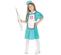 DEGUISE TOI Costume infermiera per bambina - Verde - M 7-9 anni (120-130 cm)