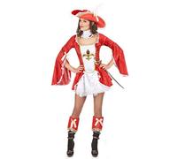 DEGUISE TOI Costume moschettiere con tutù donna - Rosso - S