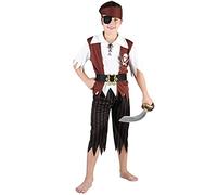 DEGUISE TOI Costume pirata nero e marrone da bambino - Marrone - L 10-12 anni (130-140 cm)