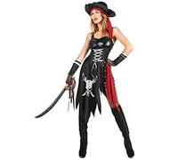 DEGUISE TOI Costume pirata sexy con teschio da donna - Nero - M