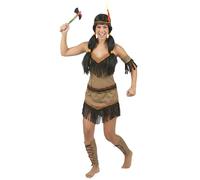 DEGUISE TOI Costume principessa indiana cacciatrice per donna - Marrone - M/L
