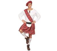 DEGUISE TOI Costume scozzese rosso uomo - Rosso - XL