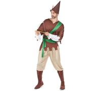 DEGUISE TOI Costume uomo dei boschi - Marrone - S