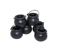 DEGUISE TOI Lotto di 6 Mini calderoni - Nero - Taglia Unica