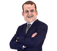 DEGUISE TOI Maschera umoristica in lattice Emmanuel - Marrone - Taglia Unica