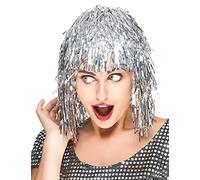 DEGUISE TOI Parrucca Argento Metallizzato Adulti - Argento - Taglia Unica