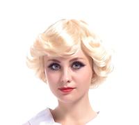 DEGUISE TOI Parrucca bionda Corta Vintage per Donna - Biondo - Taglia Unica