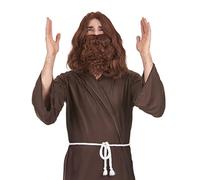 DEGUISE TOI Parrucca con Barba Gesù - Marrone - Taglia Unica