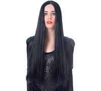 DEGUISE TOI Parrucca da Donna di Halloween Lunga 75 cm - Nero - Taglia Unica