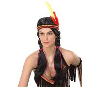 Parrucca da indiana Sioux donna - Nero - Taglia Unica