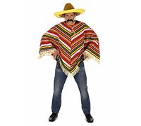 DEGUISE TOI Poncho messicano adulto - Multicolore - Taglia Unica