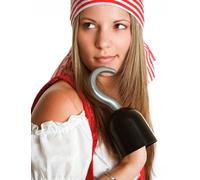 DEGUISE TOI Uncino da Pirata per Adulto - Nero - Taglia Unica