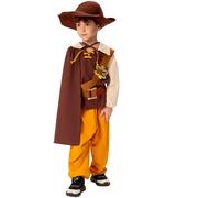 Deguisement Bambino Medievale Sei Pezzi per Festa Travestito Spettacolo E Cosplay Rinascimento con Ricamo per 5-12 Anni Deguisement Bambino T270