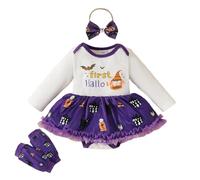 Déguisement Halloween Bébé Fille Carnevale e Feste Abito da Vampiro Costume di Travestimento Fancy Dress Vetement Bebe Jupe Plissée Mi Longue Enfants per Bambine 3 Mesi 12 Anni
