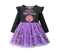 Déguisement Halloween Bébé Fille,Cosplay Festa Abito Costume da Regina di Mercoledi Mon Premier Bebe Fille de Fête Danse Pageant Filles per Cosplay Carnevale