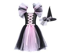 Deguisement Halloween Bebe Fille Costume da Regina Abito di per Ragazze mercoledì Bambina Vetement Jupe Plissée Mi Longue Enfants Festa, Cosplay, Carnevale