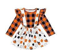 Déguisement Halloween Bébé Fille Costume de Vampiressa Bambina Abito di per Ragazze Travestimento Fancy Dress D'Halloween Pour Jupe Plissée Mi Longue Enfants carnevale vestire festa