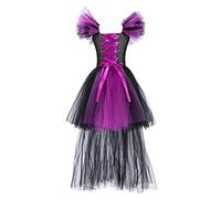 Déguisement Halloween Enfant Bébé Fille,Costume da Vampiro Ragazza Costume Gotico Vestito Carnevale Bambina Tenue Bebe Fille Deguisement per Party Cosplay
