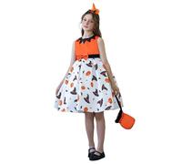 Déguisement Halloween Enfant Bébé Fille Costume de Vampiressa Bambina Abito da Vampiro Mon Premier Bebe Deguisement per Cosplay Carnevale