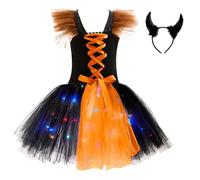 Déguisement Halloween Enfant Bébé Fille Vestito Gotico Costume da Ragazza per mercoledì Bambina Robe Bebe de Fête Danse Pageant Filles Festa, Cosplay, Carnevale