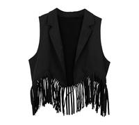 Deguisement Halloween t Costume Cowboy Giacche con frange, apertura anteriore per ragazzo, ragazza, partito occidentale, deguisee Carnival Deguisement Halloween con perle nappine stile americano