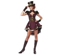 CALIFORNIA COSTUMES Costume Steampunk bordeaux donna - M