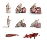 Degustazione Coglioni di mulo + Palle del Nonno + Coppiette - Norcineria Umbra Produzione Artigianale - Sapori dell'Umbria - Il Salumiere 1978