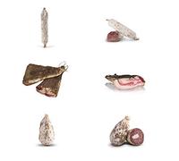 Degustazione del Norcino 2: Salame Norcino + Trancio Guanciale + Coglioni Mulo